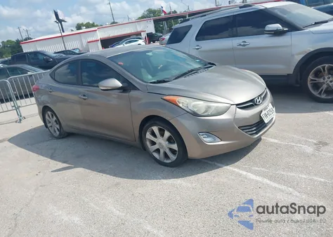 2013 Hyundai Elantra Limited из США, поврежденный, VIN 5NPDH4AEXDH307972